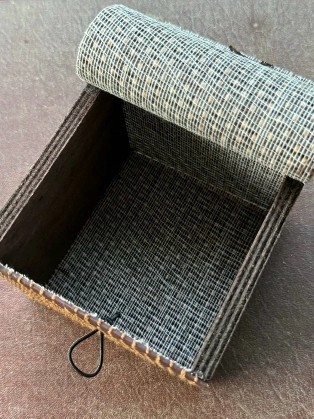 WOODEN TRINKET BOX NEW